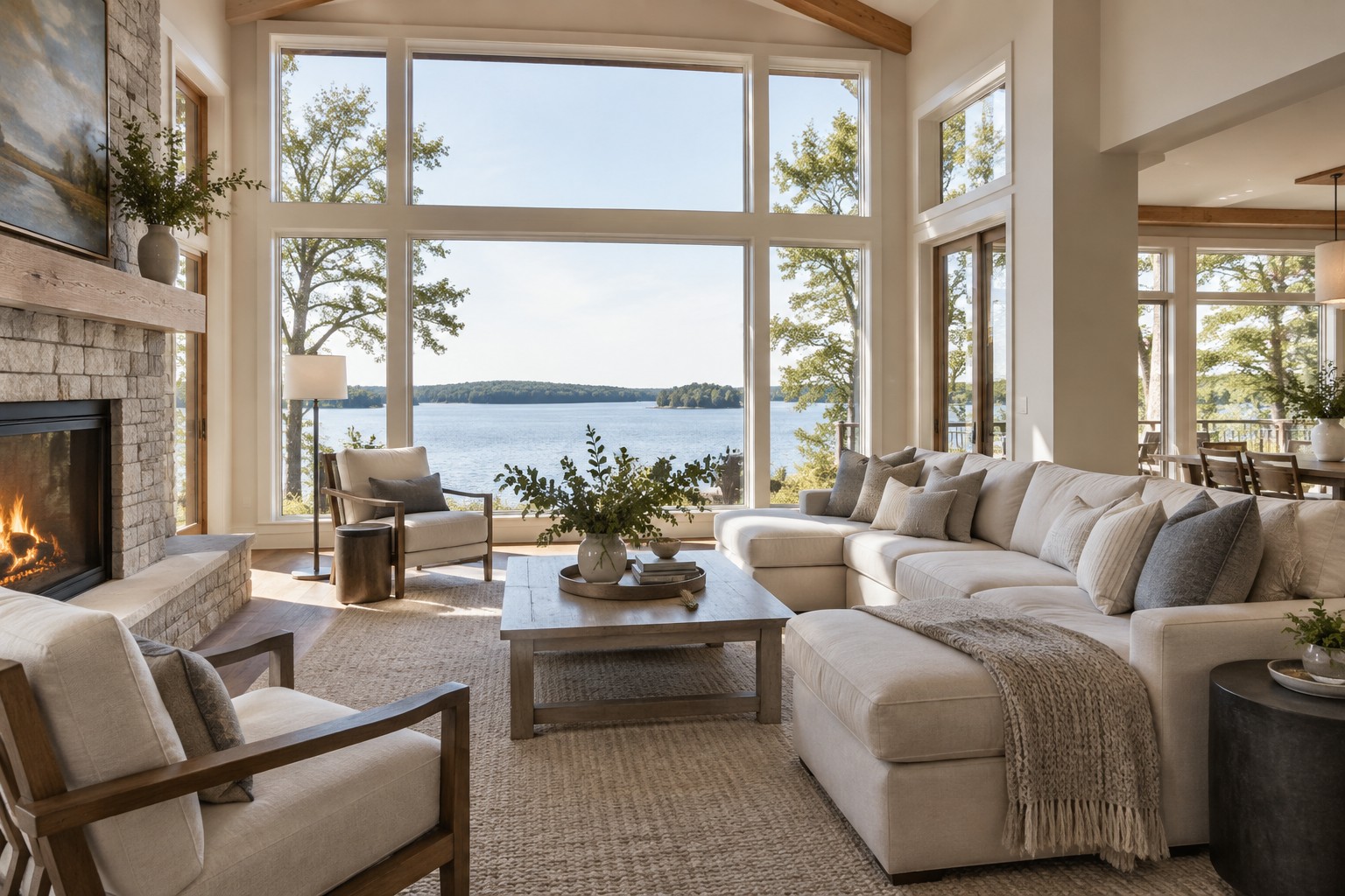 A bright Lake Minnetonka area living room